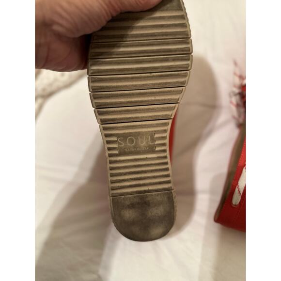 SOUL Naturalizer Women's Orange Tia-Boat Hybrid Sport Boat Shoes Size 11W - Picture 4 of 13